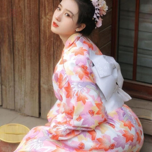 Robe kimono colorée pour toutes occasions