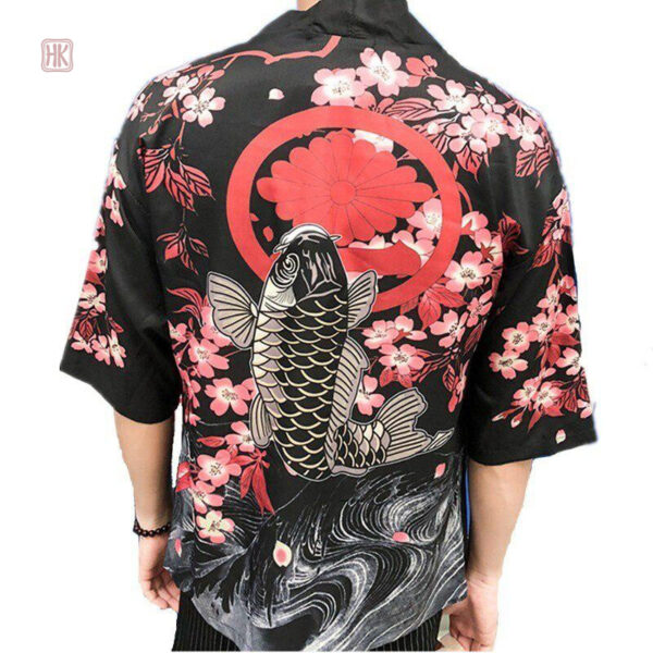 Veste Kimono Homme avec motif Sakura
