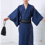 Peignoir kimono pour homme, tissu léger et confortable