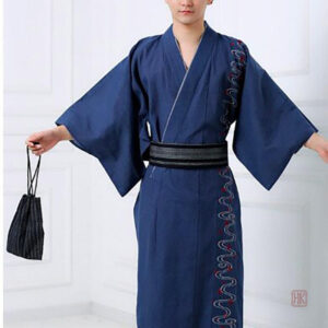 Peignoir kimono pour homme, tissu léger et confortable