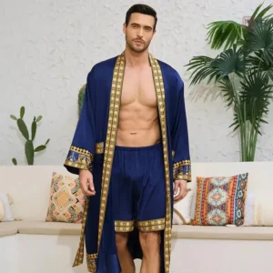 Peignoir kimono élégant pour homme