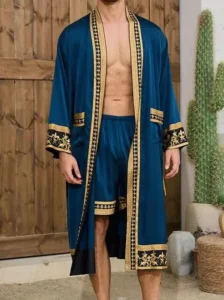 Vêtement de nuit homme en satin