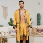 Kimono japonais chic en soie