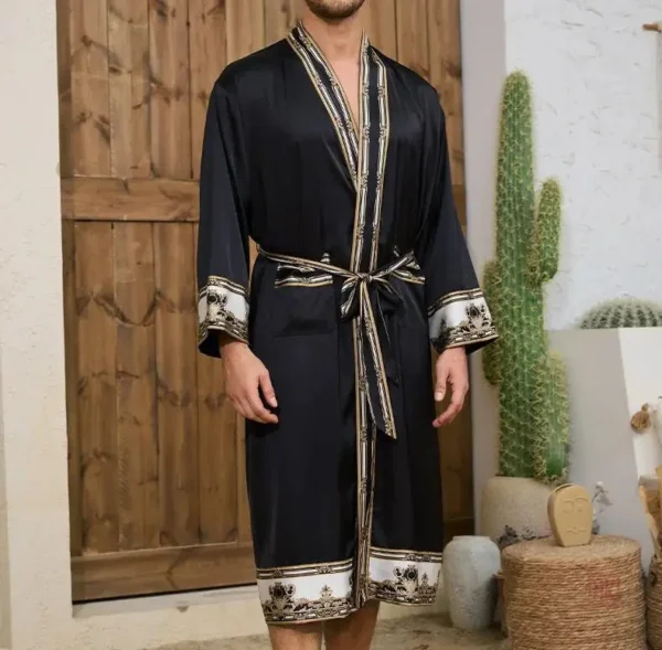 Kimono d'intérieur haut de gamme pour homme