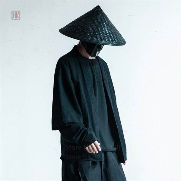 kimono-japonais-homme-samourai-1 Kimono Samourai Homme en style japonais