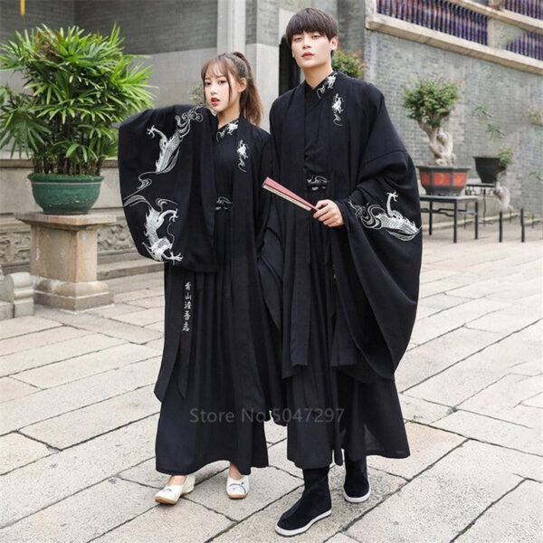 kimono-japonais-homme-traditionnel-dragon-1 Kimono traditionnel homme avec motif dragon japonais