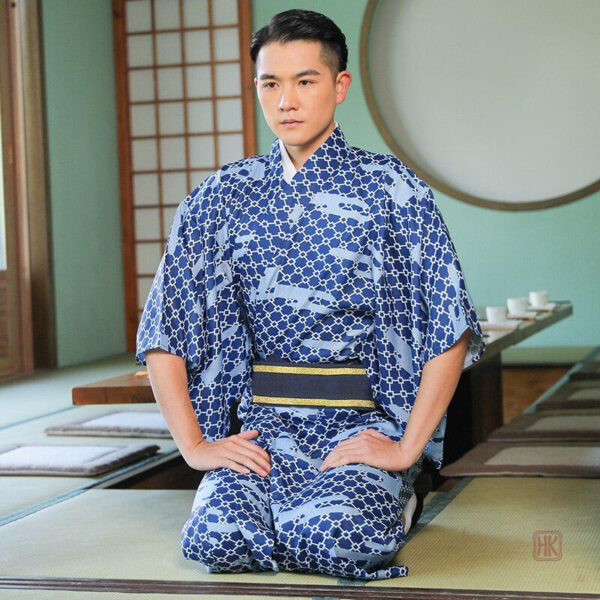 kimono-japonais-long-manche-courte-homme-1 Kimono Japonais Homme à manches longues et courtes