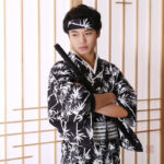 Vêtement traditionnel japonais noir pour homme