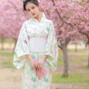 Détails élégants du kimono japonais