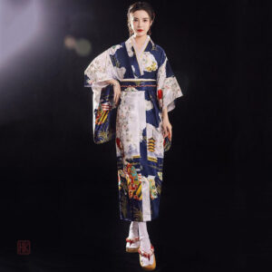 Vêtement traditionnel japonais pour femme