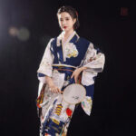 Kimono japonais classique pour occasions spéciales