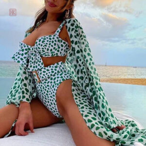 Robe Kimono à Pois Élégante