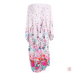 Long kimono avec design floral chic