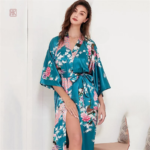 Kimono Long Femme Soyeux, élégant et confortable