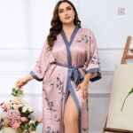 Kimono long grande taille pour femme