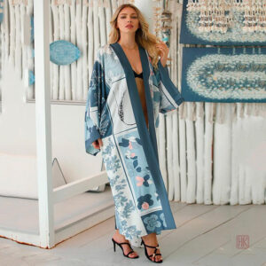Kimono long imprimé femme élégant et tendance