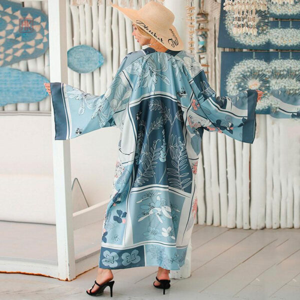 Vêtement d'extérieur léger avec motif coloré pour femmes