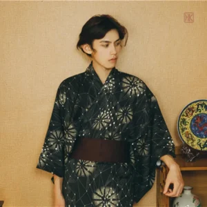 Kimono Japonais Long pour Homme