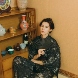 Kimono Homme en tissu léger et fluide