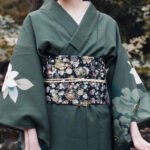 Vêtement traditionnel japonais en noir