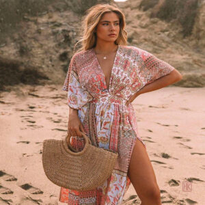 Kimono élégant à manches longues pour un style chic