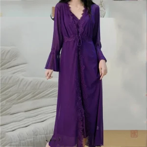Kimono féminin long, style moderne