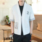 Vêtement de nuit léger pour homme en kimono