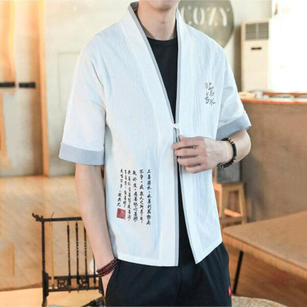 Kimono homme confortable pour le sommeil