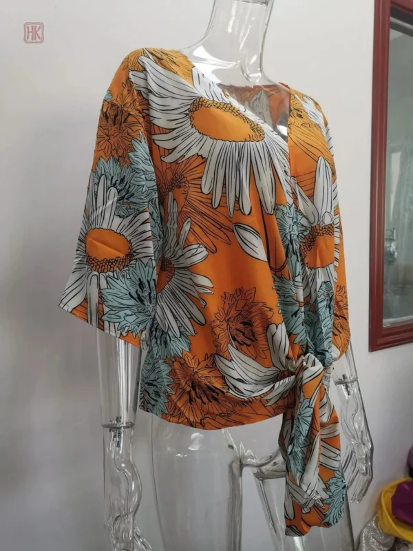 Kimono fleuri femme, style décontracté et chic