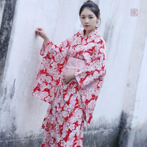 Kimono Japonais Femme avec motif traditionnel