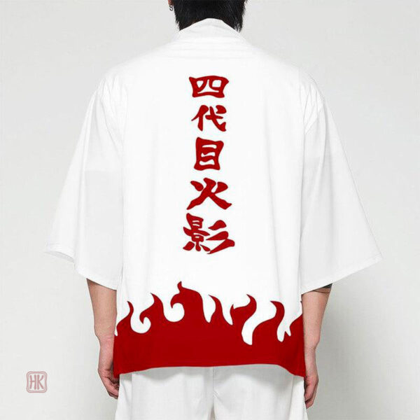 kimono-naruto-hokage-1 Kimono Naruto Hokage pour homme, style vestimentaire inspiré