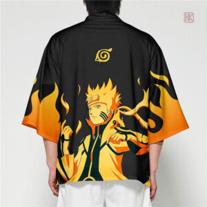 Kimono Naruto pour homme, veste inspirée de l'univers animé