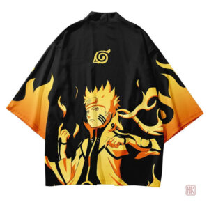 Veste kimono homme, style Naruto, design unique et tendance