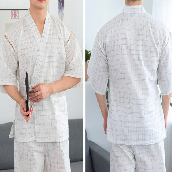 Pyjama Kimono Homme en tissu léger et élégant