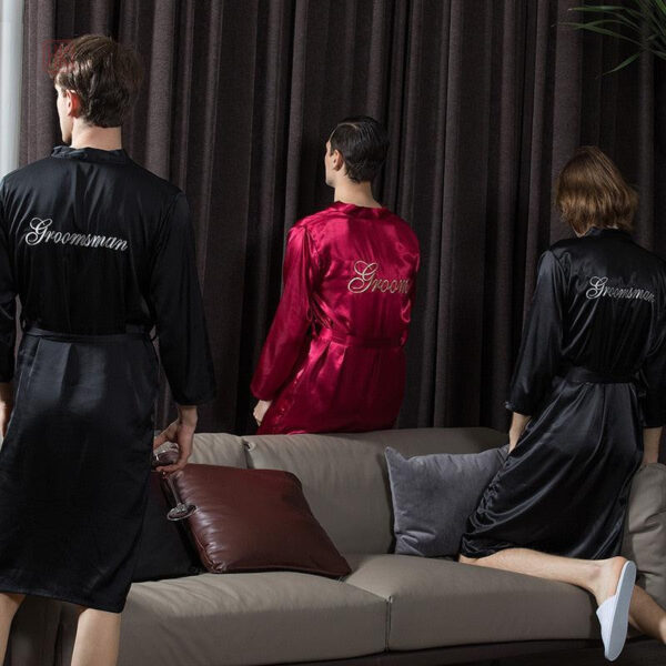 Kimono homme en tissu léger, style moderne