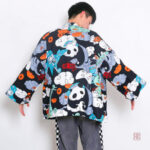 Kimono homme coloré avec motif panda