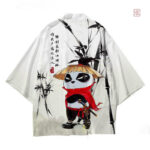 Kimono panda pour homme, idéal pour un look décontracté