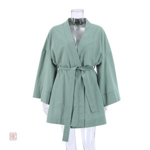Kimono femme en coton, idéal pour les moments de détente