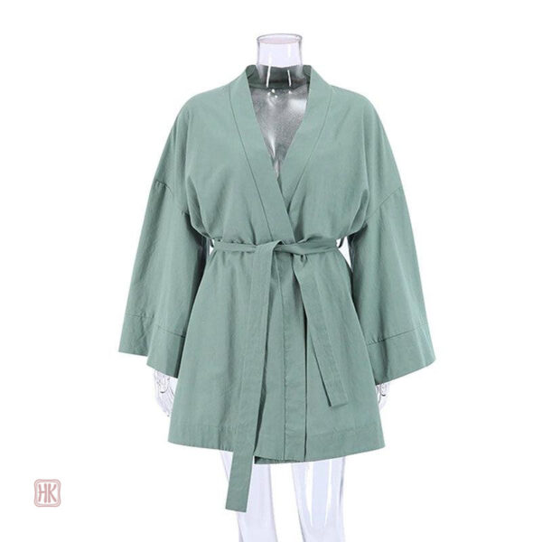 Kimono femme en coton, idéal pour les moments de détente