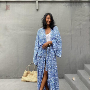 Vêtement d'été bleu pour femmes