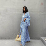 Accessoire de mode bleu pour l'été