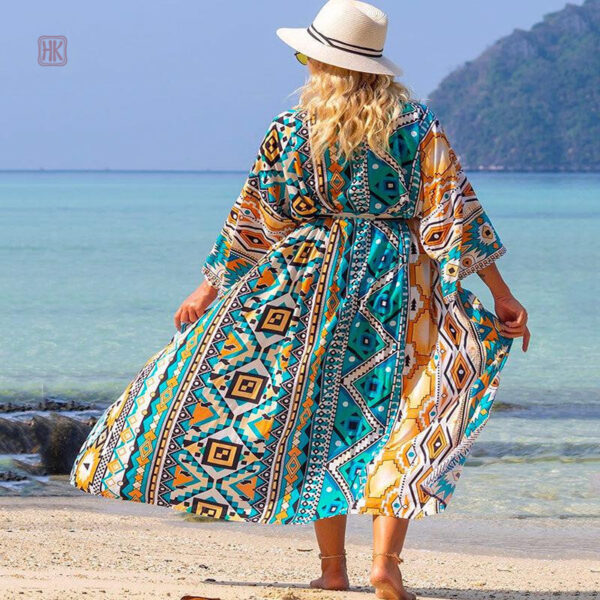 Style bohème avec manches larges et fluides