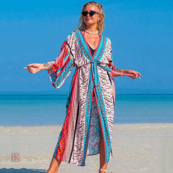Kimono plage tendance pour femme
