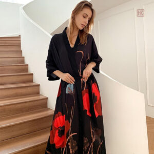 Kimono léger pour un look décontracté à la maison