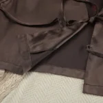 Kimono satiné pour un confort optimal