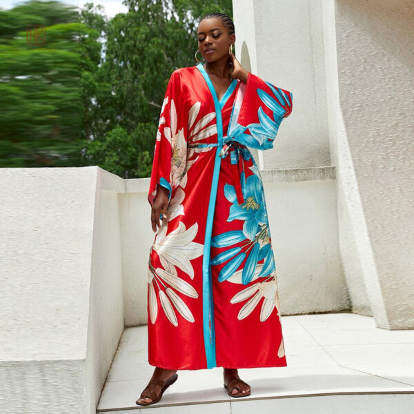Kimono pyjama à la coupe raffinée
