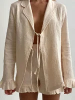 Kimono Femme à Froufrous pour un look décontracté