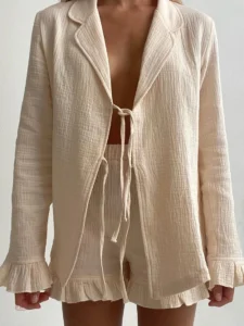 Kimono Femme à Froufrous pour un look décontracté