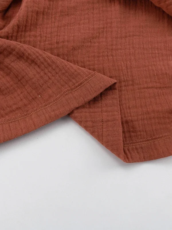Kimono à manches longues en rose pastel