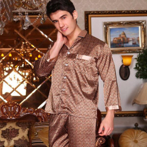 Peignoir kimono confortable pour homme, style moderne